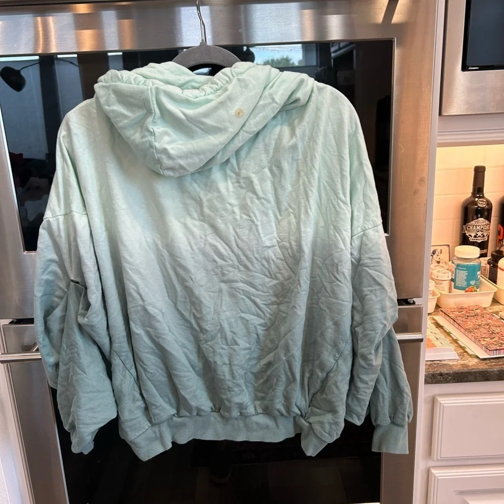 Young Fabulous & Broke ombré hoodie, M/L, has stain on hood - Picture 3 of 4